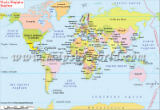 World Map in Albanian