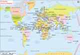 World Map in Greek