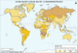 Consumer Prices Inflation Rate Map