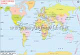 World Map in Japanese