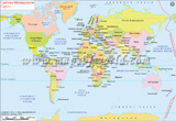 World Map in Macedonian