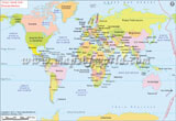 World Map in Turkish